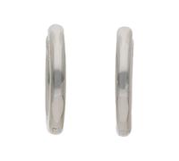 JuwelmaLux rhodinierte Creolen 925 Silber JL10-06-1362