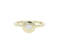 JuwelmaLux Ring 333/000 (8 Karat) Gold mit synth Zirkonia JL30-07-0900