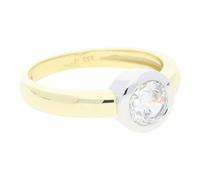 JuwelmaLux Ring 333/000 (8 Karat) Gold mit synth. Zirkonia JL30-07-0906