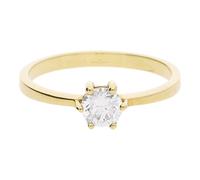 JuwelmaLux Ring 333/000 (8 Karat) Gold mit Zirkonia JL30-07-0935