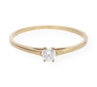 JuwelmaLux Ring 333/000 (8 Karat) Gold synth. Zirkonia JL39-07-0020