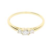 JuwelmaLux Ring 333/000 (8 Karat) Gold synth. Zirkonia JL39-07-0021