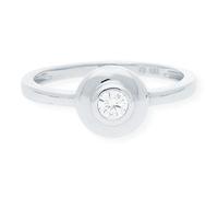 JuwelmaLux Ring 333/000 (8 Karat) Weißgold mit Zirkonia JL30-07-0969
