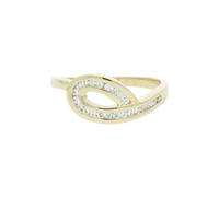 JuwelmaLux Ring 333 Gold mit synth. Zirkonia JL13-07-0097