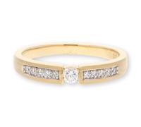JuwelmaLux Ring 333 Gold mit Zirkonia JL10-07-0421