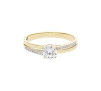 JuwelmaLux Ring 333 Gold mit Zirkonia JL39-07-0368