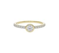 JuwelmaLux Ring 333 Gold mit Zirkonia JL39-07-0571