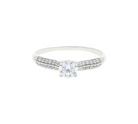 JuwelmaLux Ring 333 Weißgold mit synth. Zirkonia JL39-07-0366