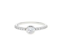 JuwelmaLux Ring 333 Weißgold mit synth. Zirkonia JL39-07-0387
