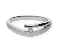 JuwelmaLux Ring 333 Weißgold mit Zirkonia JL10-07-1930