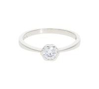 JuwelmaLux Ring 333 Weißgold mit Zirkonia JL13-07-0098