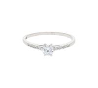 JuwelmaLux Ring 333 Weißgold mit Zirkonia JL39-07-0391