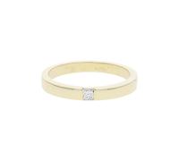 JuwelmaLux Ring 585/000 (14 Karat) Gold mit Diamant im Princess-Schliff JL30-07-2906