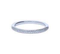 JuwelmaLux Ring 585/000 (14 Karat) Weißgold mit Brillant JL10-07-0424