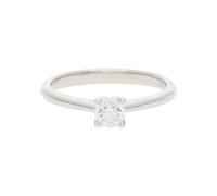 JuwelmaLux Ring 585/000 (14 Karat) Weißgold mit Brillant JL10-07-3211
