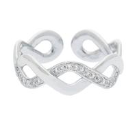 JuwelmaLux Ring 585/000 (14 Karat) Weißgold mit Brillant JL30-07-1071