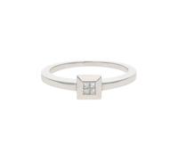 JuwelmaLux Ring 585/000 (14 Karat) Weißgold mit Diamanten JL30-07-0975