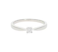 JuwelmaLux Ring 585 (14 Karat) Weißgold mit Brillant JL10-07-1383