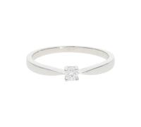 JuwelmaLux Ring 585 (14 Karat) Weißgold mit Brillant JL10-07-1383
