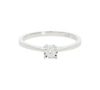 JuwelmaLux Ring 585 (14 Karat) Weißgold mit Brillant JL10-07-1619