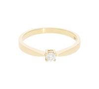 JuwelmaLux Ring 585 Gelbgold mit Brillant JL10-07-1382