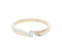 JuwelmaLux Ring 585 Gold und Weißgold mit Brillant JL10-07-3231