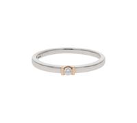 Juwelmalux Ring 585 Rotgold und Weißgold mit Brillant JL39-07-0605