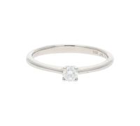 JuwelmaLux Ring 585 Weißgold mit Brillant JL10-07-1426