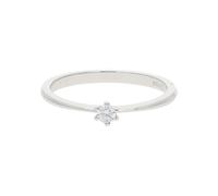 JuwelmaLux Ring 585 Weißgold mit Brillant JL10-07-1865