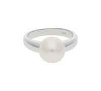 JuwelmaLux Ring 585 Weißgold mit Süßwasser Zuchtperle JL10-07-2789