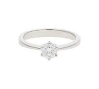 JuwelmaLux Ring 750 Weißgold mit Brillant JL27-07-0033