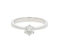 JuwelmaLux Ring 750 Weißgold mit Brillant JL27-07-0034