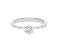 JuwelmaLux Ring 750 Weißgold mit Brillant JL27-07-0039