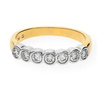 JuwelmaLux Ring 750er 18 Karat Weiß- und Gelbgold mit Brillanten JL30-07-0524