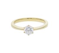 JuwelmaLux Ring 925/000 Silber, gold plattiert, Zirkonia JL30-07-3951