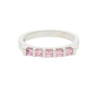 JuwelmaLux Ring 925/000 Silber mit Zirkonia, rosa JL30-07-4748
