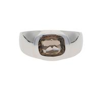 JuwelmaLux Ring 925/000 Sterling Silber mit Rauchtopas JL24-07-0079