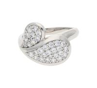 JuwelmaLux Ring 925/000 Sterling Silber mit synth. Zirkonia JL30-07-1126