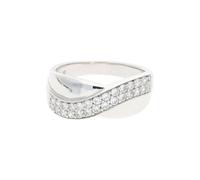 JuwelmaLux Ring 925/000 Sterling Silber mit synth. Zirkonia JL30-07-2607
