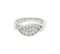 JuwelmaLux Ring 925/000 Sterling Silber mit synth. Zirkonia JL30-07-2609