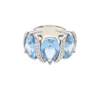 JuwelmaLux Ring 925/000 Sterling Silber mit synth. Zirkonia JL30-07-2668
