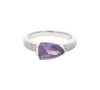 JuwelmaLux Ring 925/000 Sterling Silber mit synth. Zirkonia JL30-07-2797