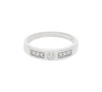 JuwelmaLux Ring 925/000 Sterling Silber mit synth Zirkonia JL30-07-2893