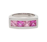 JuwelmaLux Ring 925/000 Sterling Silber mit synth Zirkonia JL30-07-3121