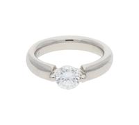 JuwelmaLux Ring 925/000 Sterling Silber mit synth. Zirkonia JL30-07-4041