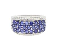 JuwelmaLux Ring 925/000 Sterling Silber mit Tansanit JL30-07-3764