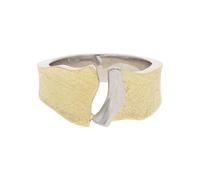 JuwelmaLux Ring 925 Sterling Silber gold plattiert JL20-07-0968