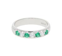 JuwelmaLux Ring 925 Sterling Silber mit synth. Zirkonia JL10-07-3115