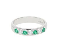 JuwelmaLux Ring 925 Sterling Silber mit synth. Zirkonia JL10-07-3115