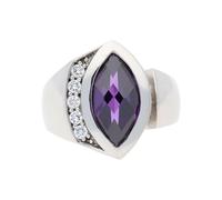 JuwelmaLux Ring 925 Sterling Silber mit Zirkonia JL30-07-1032